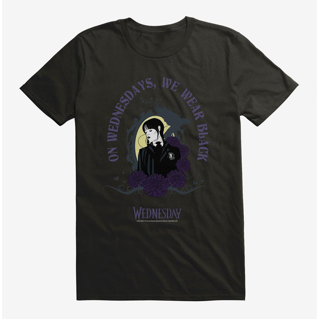 Wednesday Merch Wednesday On Wednesdays We Wear Black T-Shirt Gifts For Friends Wednesday Merch Wednesday On Wednesdays We Wear Black T-Shirt Gifts For Friends