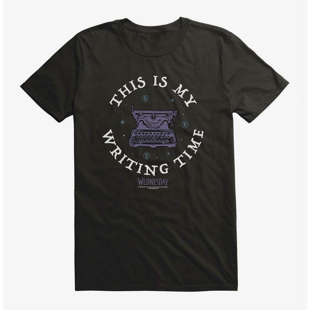 Wednesday Merch Wednesday This Is My Writing Time T-Shirt Gifts For Besties Wednesday Merch Wednesday This Is My Writing Time T-Shirt Gifts For Besties