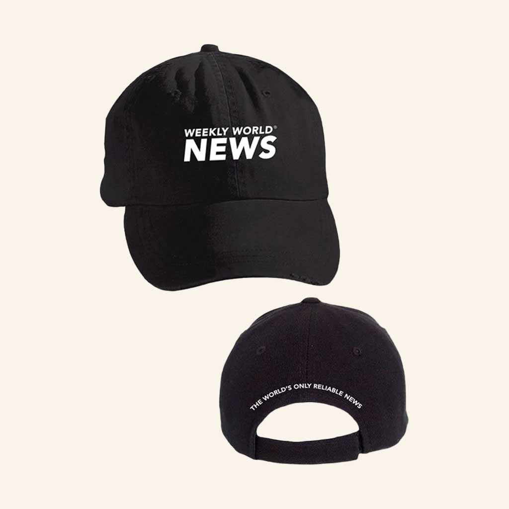 Weekly World News Merch Weekly World News Logo Embroidered Hat Gifts For Dad Weekly World News Merch Weekly World News Logo Embroidered Hat Gifts For Dad