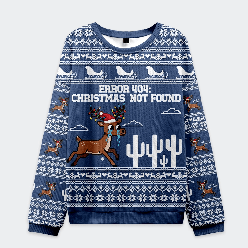 Weeping Elk Christmas Ugly Sweatshirt Crazy Sweaters For Christmas