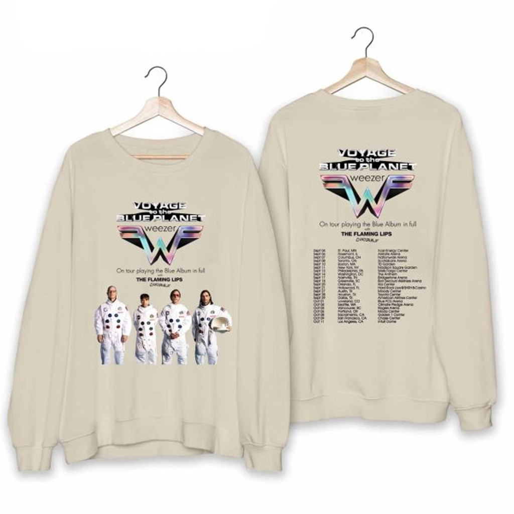 Weezer 30th Anniversary Tour 2024 Sweatshirt Weezer Merch Best Gifts For Rock Fans Weezer 30th Anniversary Tour 2024 Sweatshirt Weezer Merch Best Gifts For Rock Fans