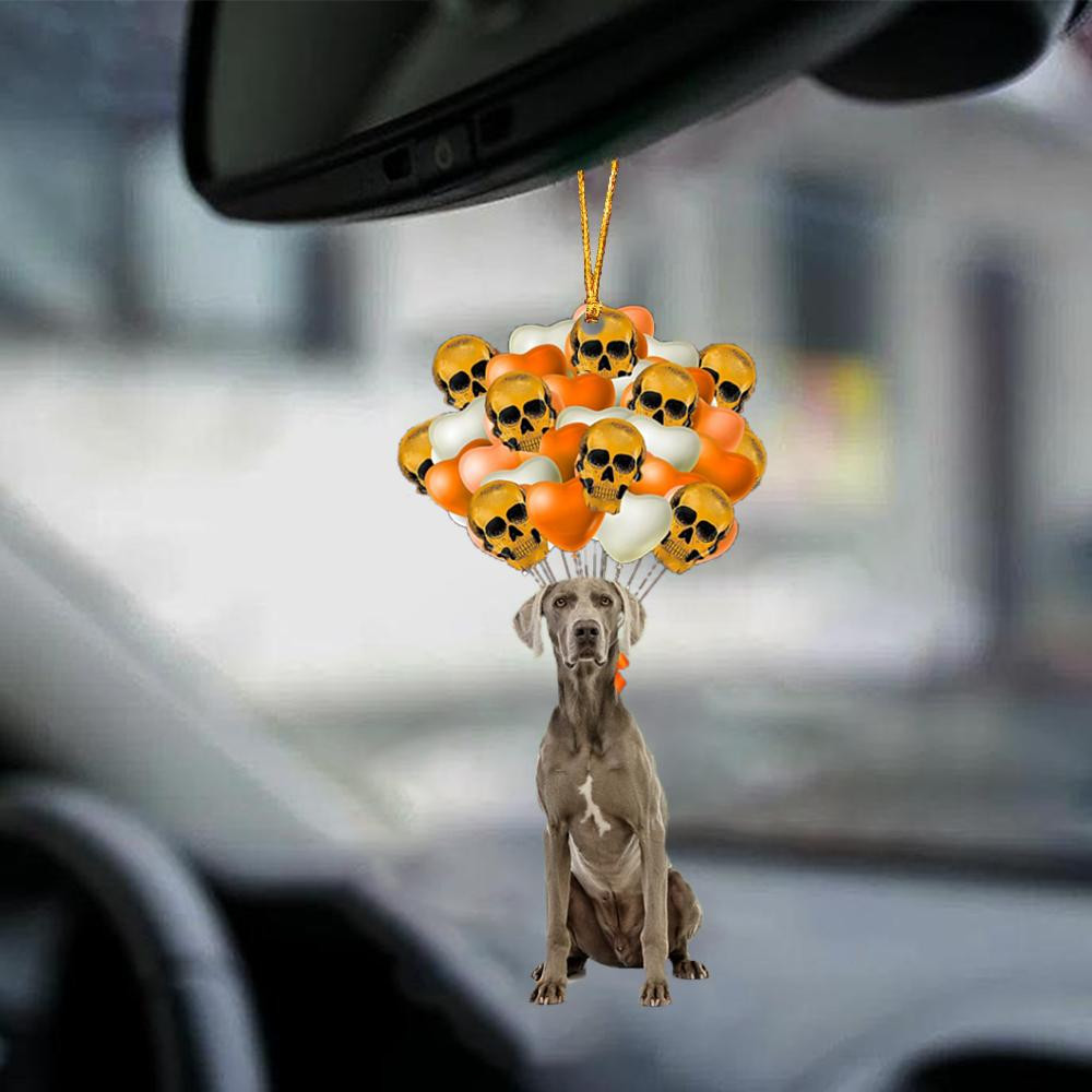 Weimaraner Halloween Car Ornament Dog Ornament For Halloween