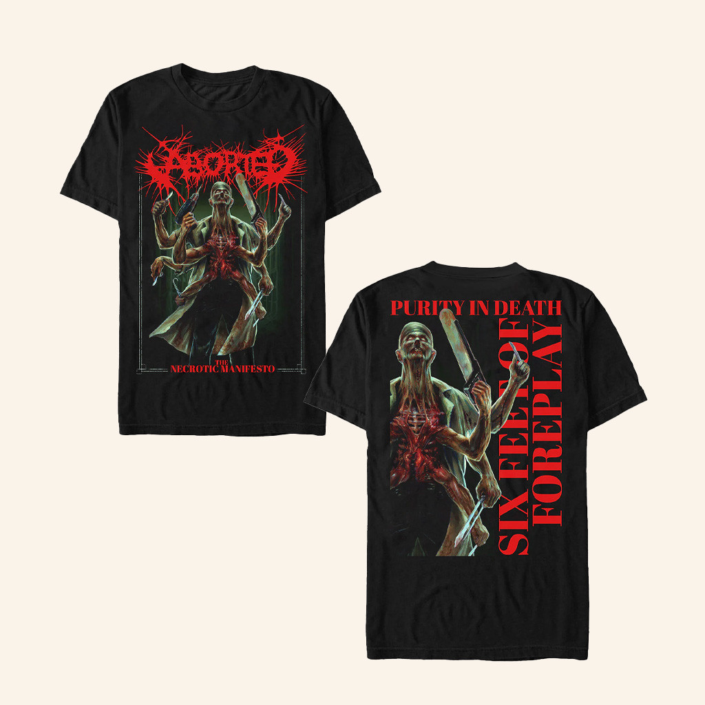 Weird Al Merch Aborted The Necrotic Manifesto T-Shirt Gifts For Dad Weird Al Merch Aborted The Necrotic Manifesto T-Shirt Gifts For Dad