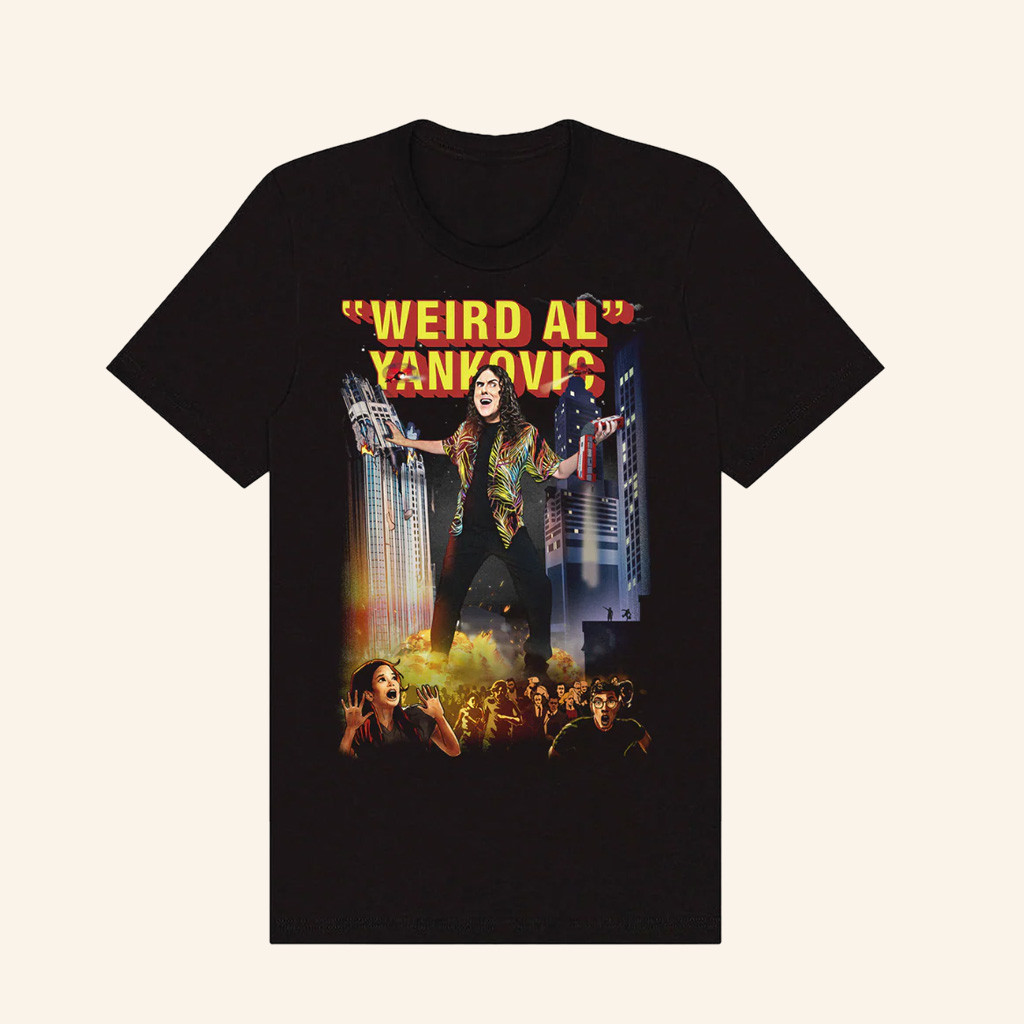 Weird Al Merch Bigger And Weirder T-Shirt Presents For Boyfriend