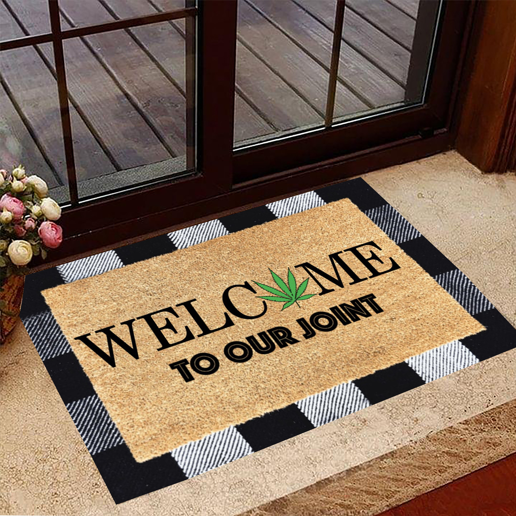 Welcome To Our Joint Doormat Funny Front Door Mat Welcome Mat Gift