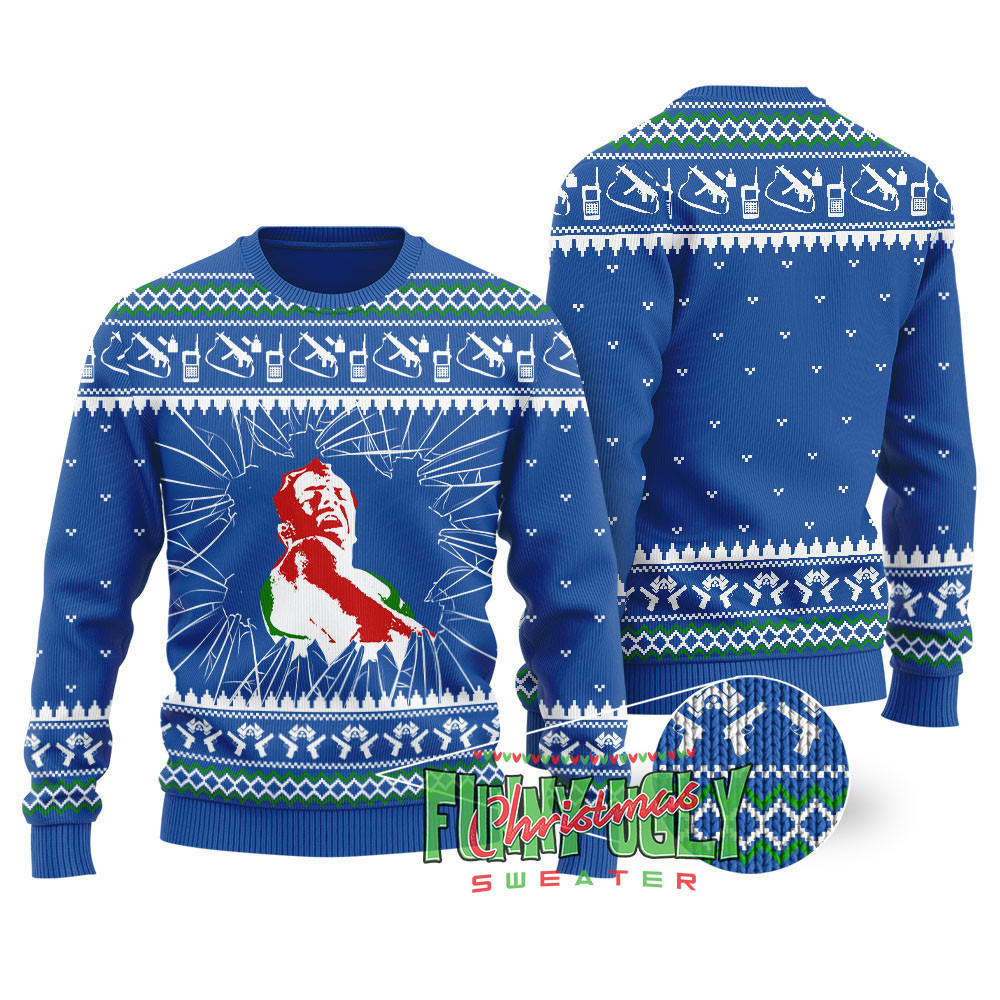 Welcome To The Party Die Hard Christmas Sweater Royal Exclusive Christmas Sweater Merch Gift Edition