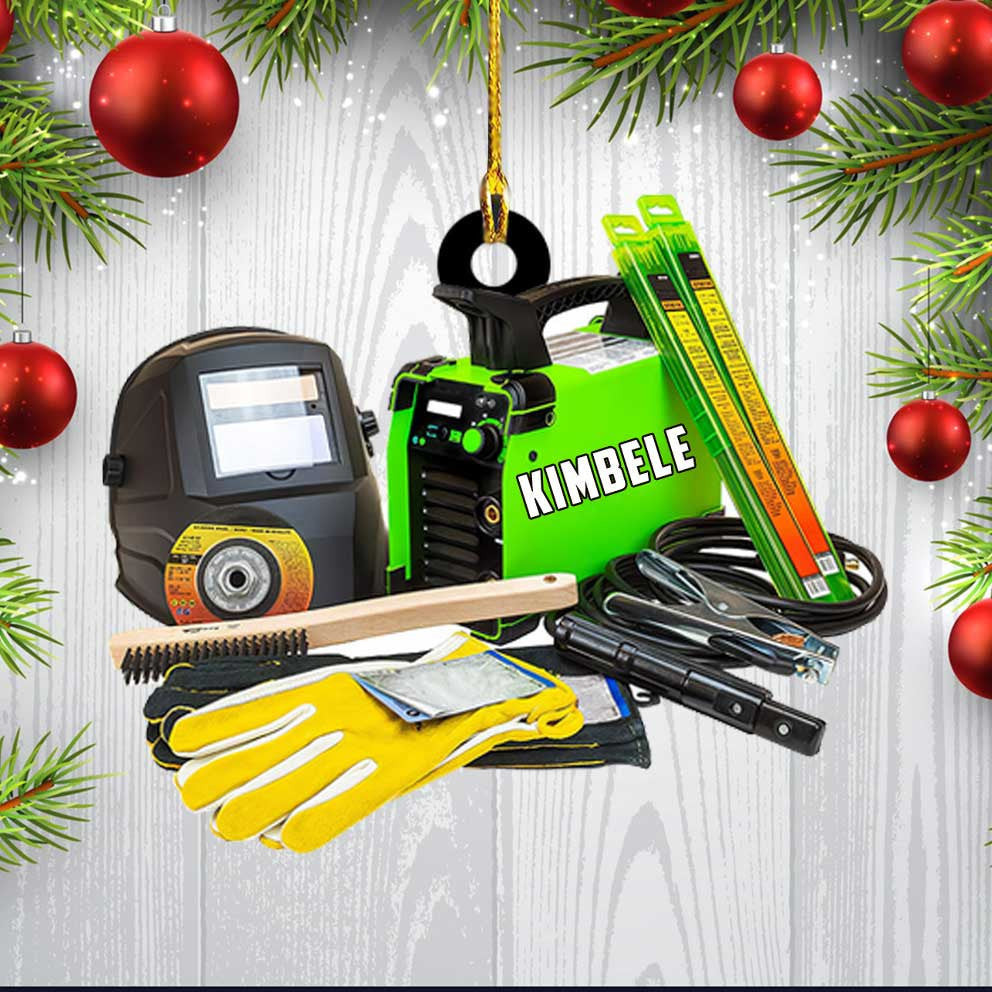 Welder Tool Personalized Acrylic Ornament Welding Supplies for Him