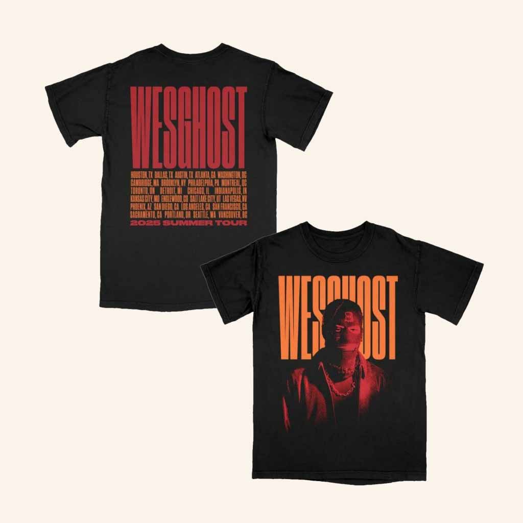 Wesghost Merch Summer 2025 Tour Shirts Music Related Gifts For Guys Wesghost Merch Summer 2025 Tour Shirts Music Related Gifts For Guys
