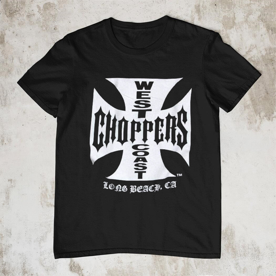 West Coast Choppers Long Beach California T-Shirt WCC OG Biker Motorcycle Fan Gear Best Gift Fans