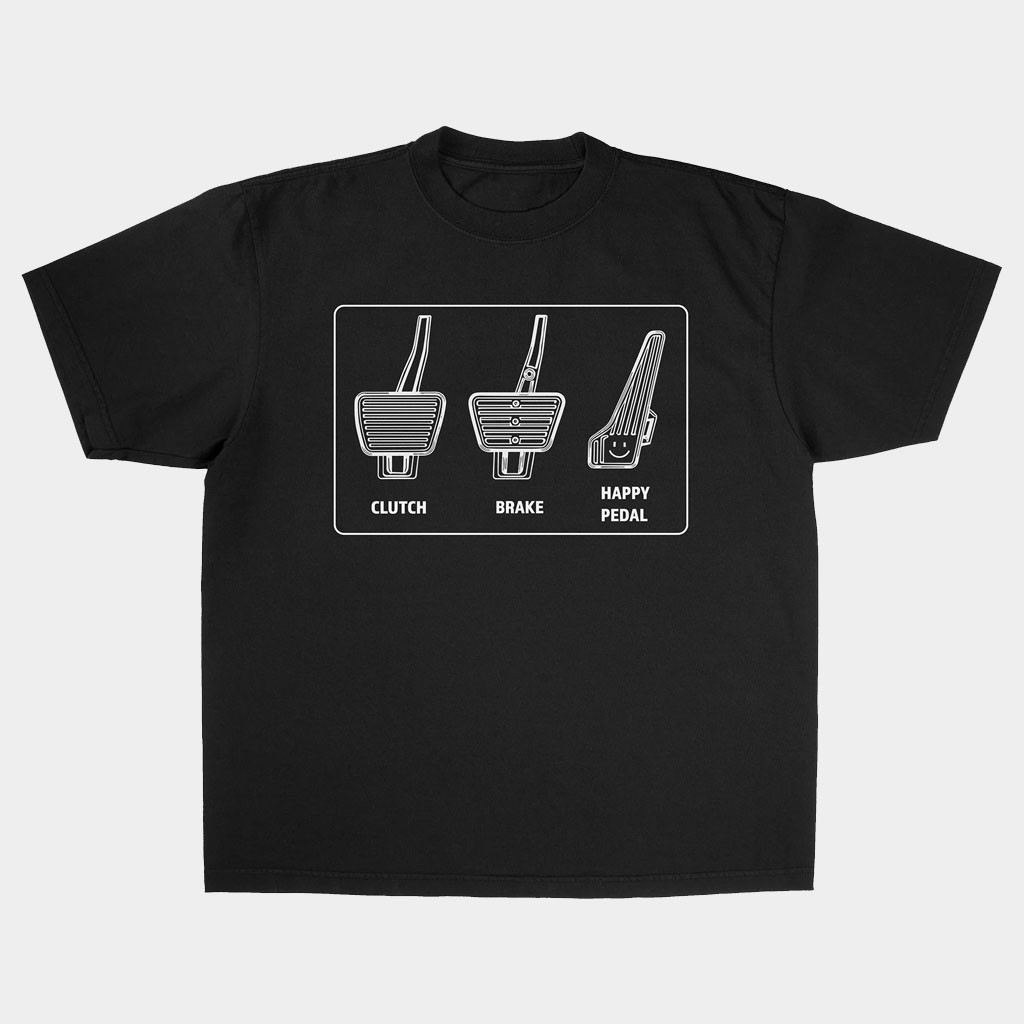 Westen Champlin Merch Clutch Brake Happy Pedal T-Shirt Father's Day Presents For Him