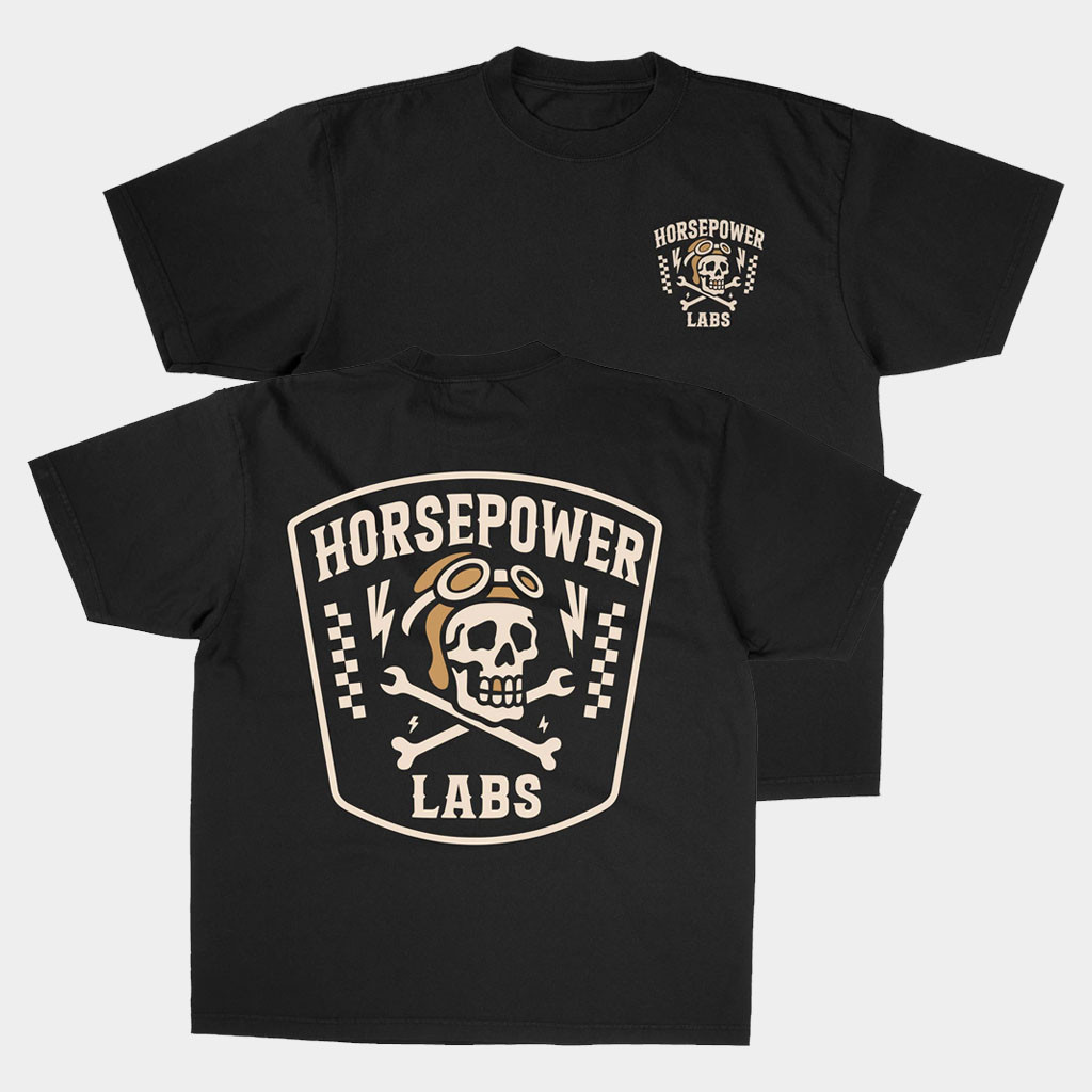 Westen Champlin Merch Horsepower Labs Skull T-Shirt Father's Day Presents For Husband
