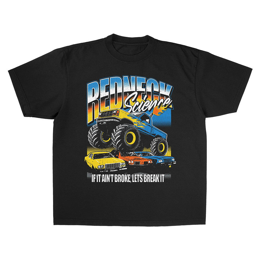Westen Champlin Merch Redneck Science Monster Truck T-Shirt Father In Law Gifts Dad's Day