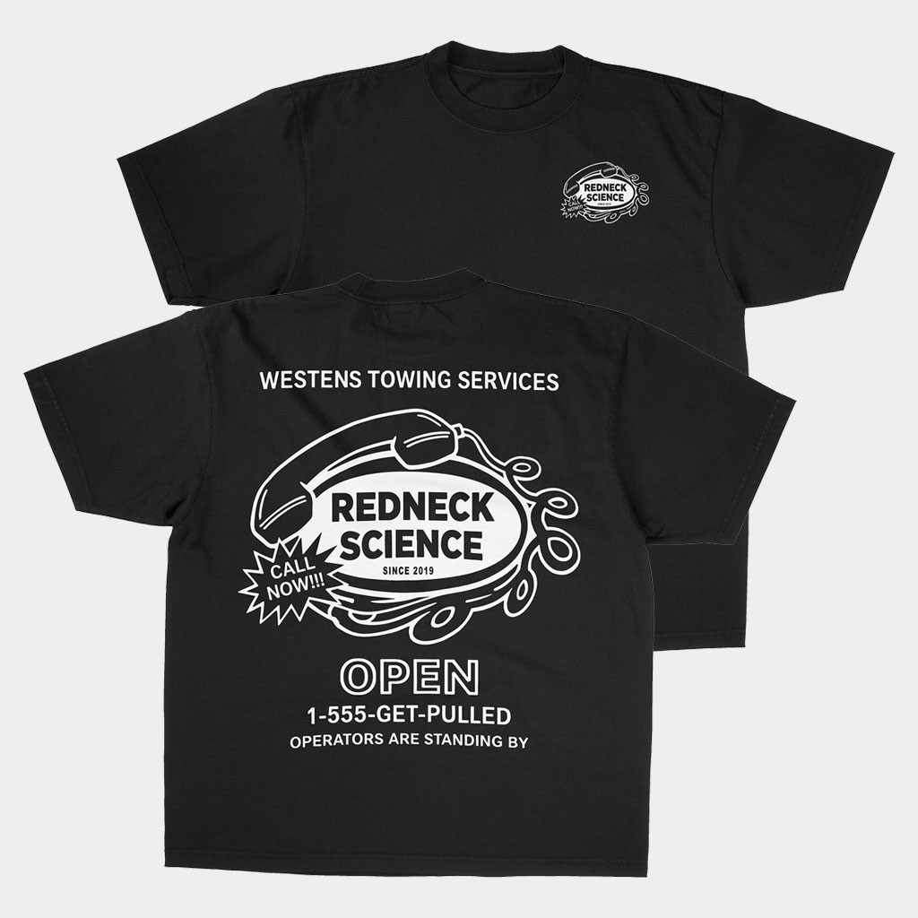 Westen Champlin Merch Westens Towing Service T-Shirt Redneck Science Shirt Gift For Son