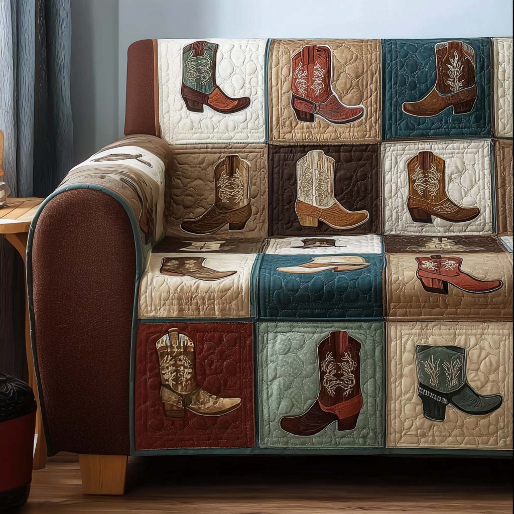 Western Charm Quilted Sofa Cover Couch Slipcovers Things To Get For Christmas