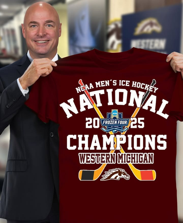 Western Michigan Broncos NCAA Ice Hockey T-Shirt Gifts For Fans