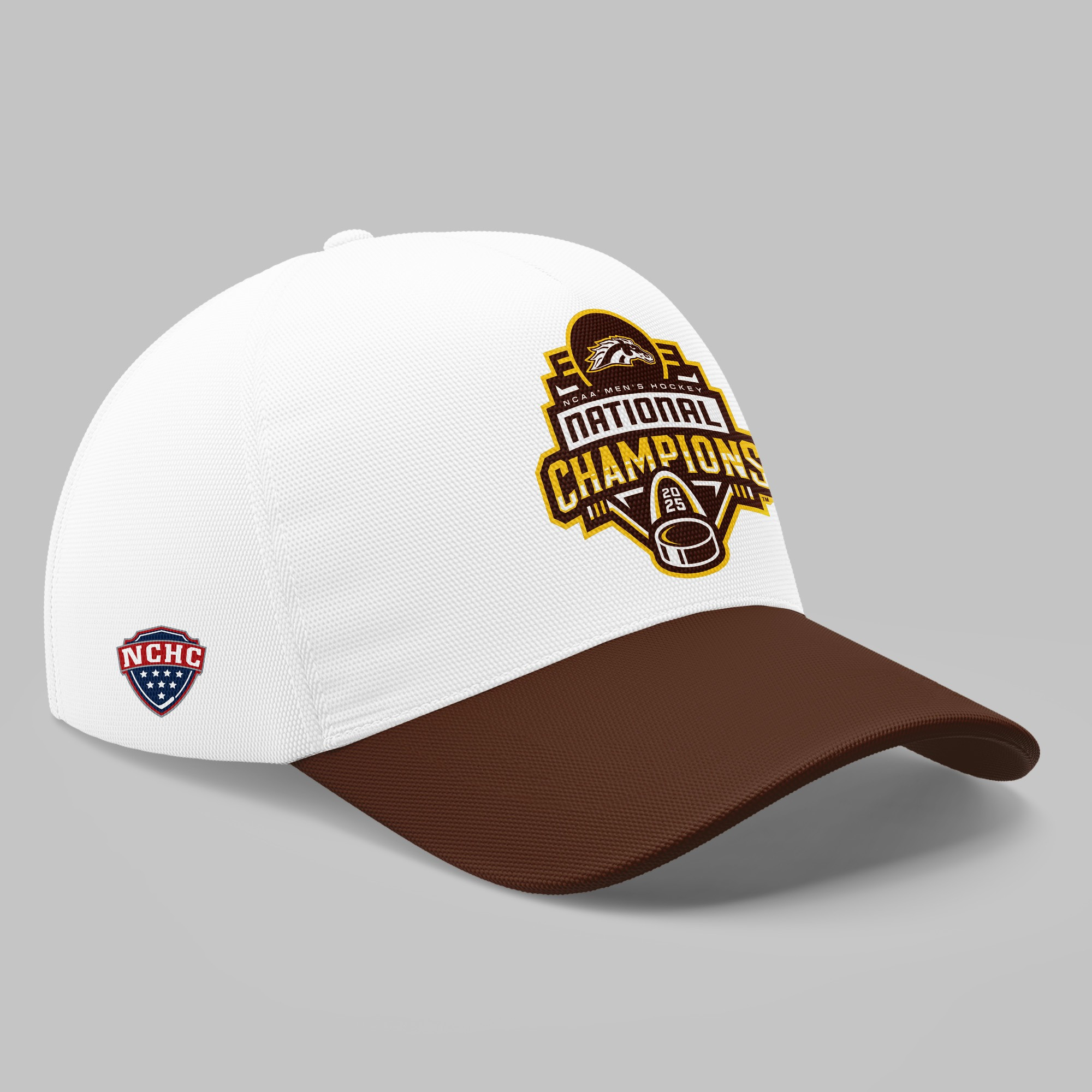 Western Michigan National Championship Gear 2025 NCAA Hat Broncos Hockey Fan Merchandise