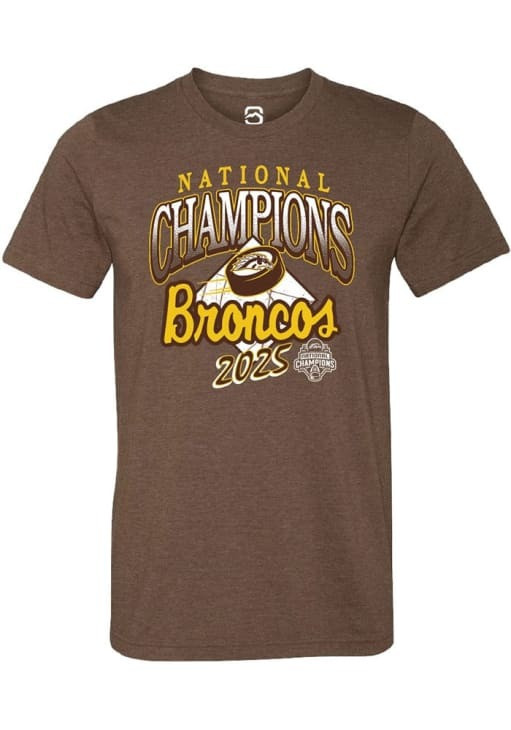 Western Michigan National Championship Gear Shirt 2025 NCAA Ice Hockey Fan Gifts For Him
