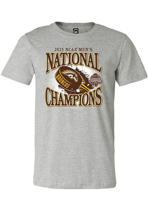 Western Michigan National Championship Gear T-Shirt 2025 NCAA Men's Ice Hockey Merch Unique