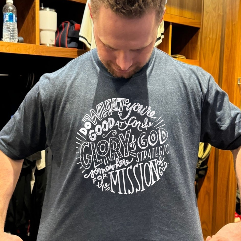 What Are You Good At For The Glory Of God Logo Shirt Christian Gifts For Men's