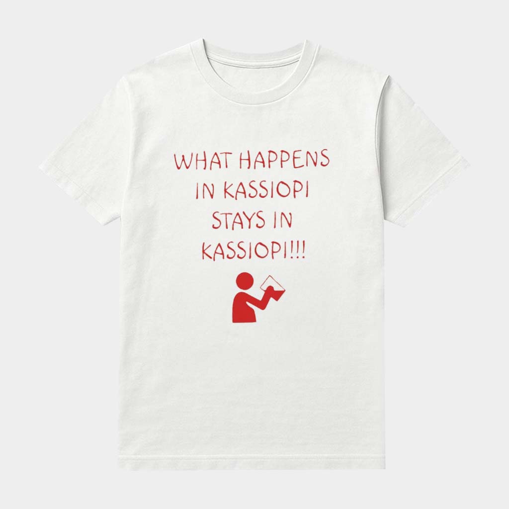 What Happens In Kassiopi Stays In Kassiopi T-Shirt Present For Wife