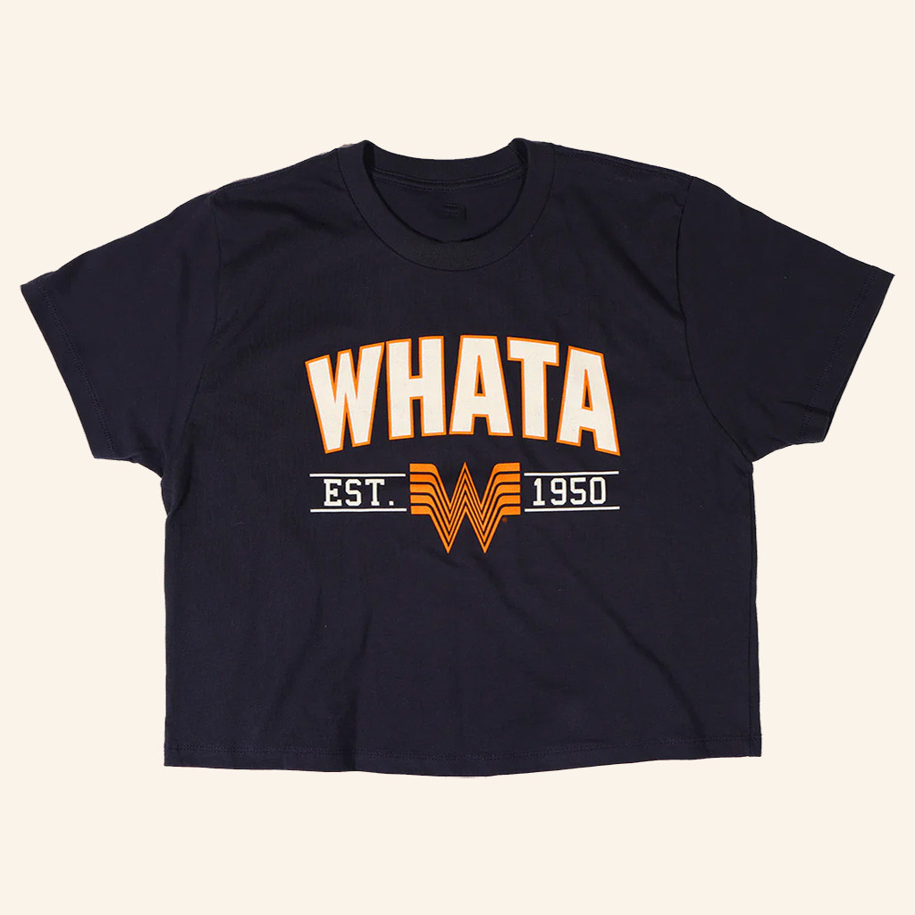 Whataburger Merch Est 1950 Cropped T-Shirt Christmas Gift Ideas For Her Whataburger Merch Est 1950 Cropped T-Shirt Christmas Gift Ideas For Her