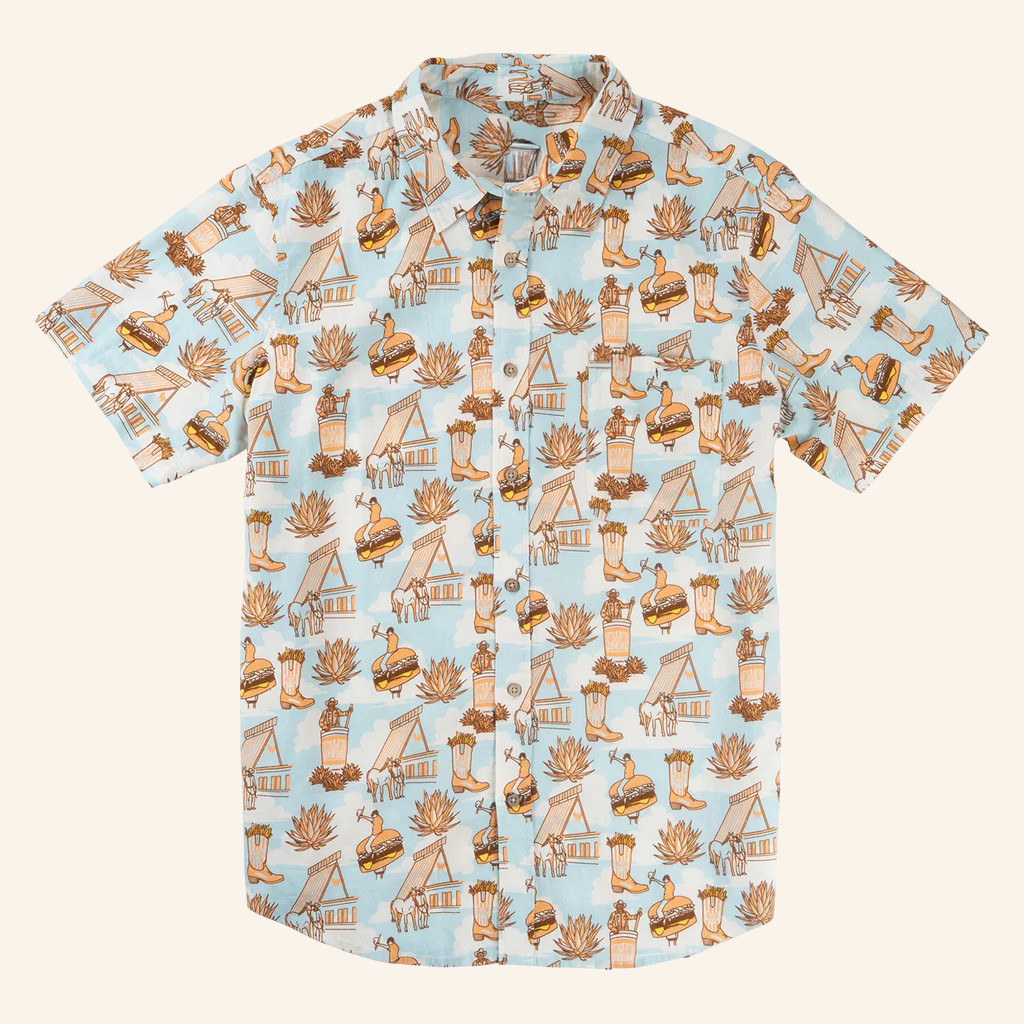 Whataburger Merch Sendero x Whataburger Cowboy Drive Thru Hawaiian Shirt Husband Gifts Whataburger Merch Sendero x Whataburger Cowboy Drive Thru Hawaiian Shirt Husband Gifts