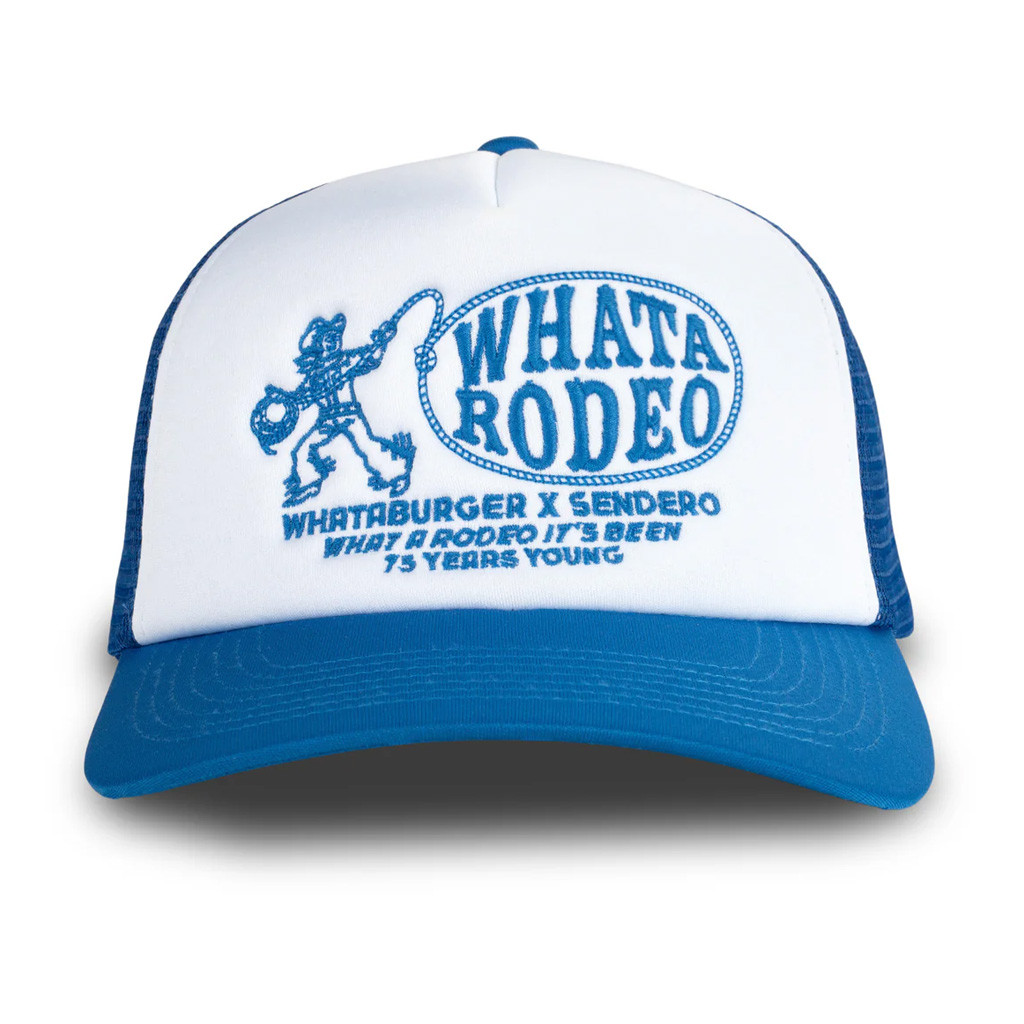 Whataburger Merch Sendero x Whataburger Ropin Trucker Hat Embroidered Gifts For Brother