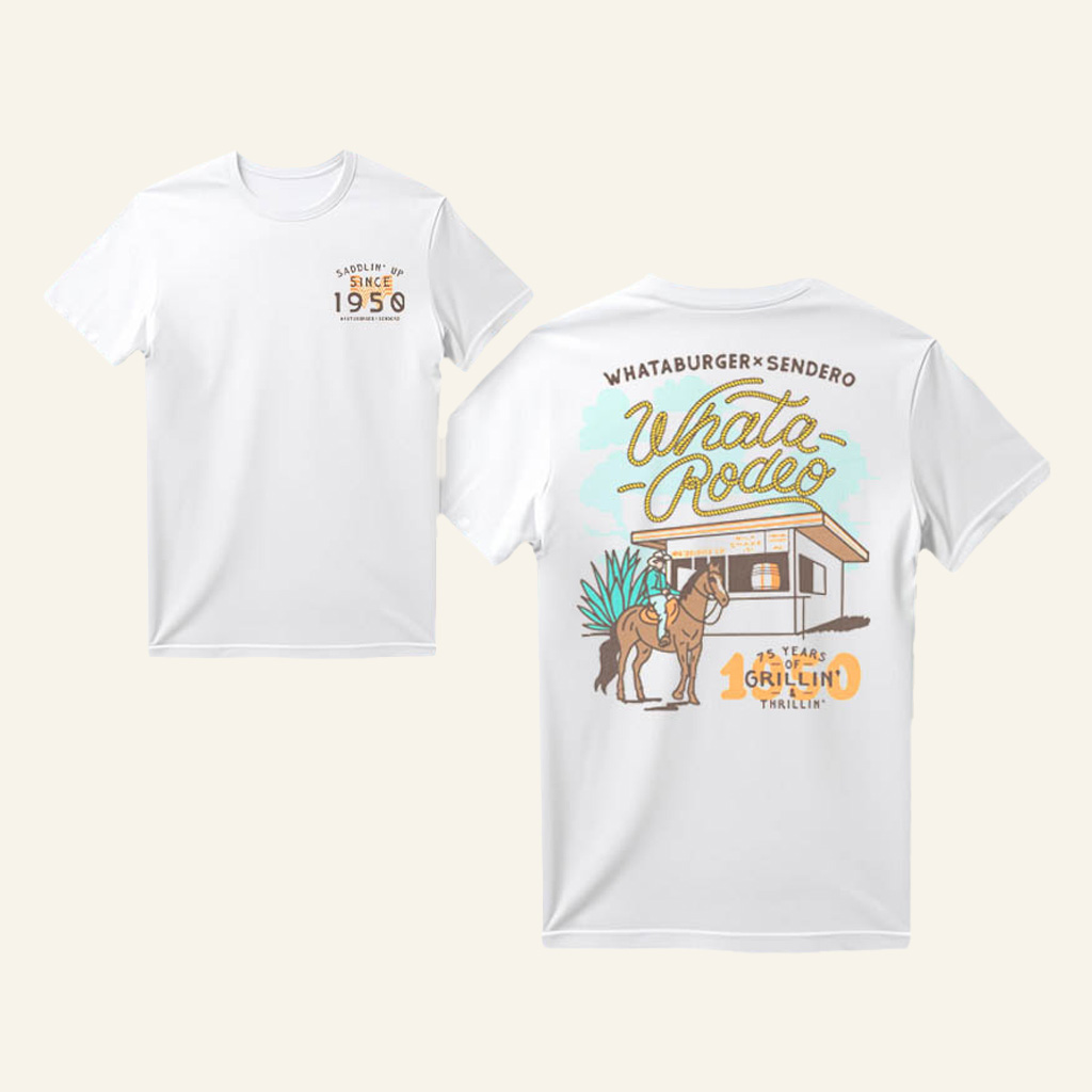 Whataburger Merch Sendero X Whataburger What A Rodeo Shirt Unique Christmas Gifts For Him