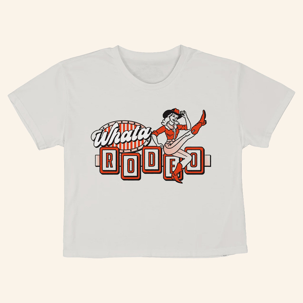 Whataburger Merch Sendero x Whataburger WhataRodeo Cropped T-Shirt Gifts For Her Whataburger Merch Sendero x Whataburger WhataRodeo Cropped T-Shirt Gifts For Her