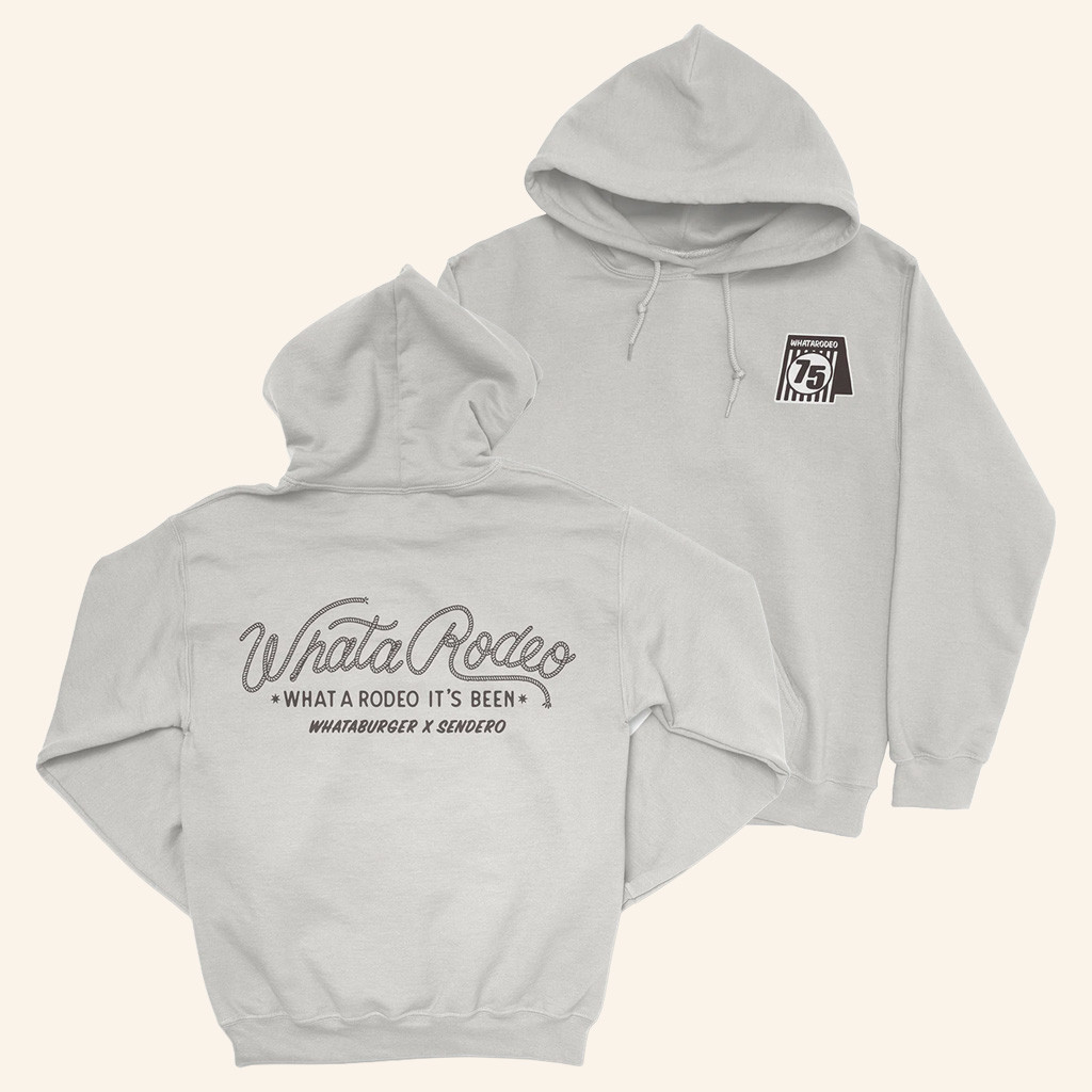Whataburger Merch Sendero x Whataburger WhataRodeo Hoodie Gift Ideas For Husband