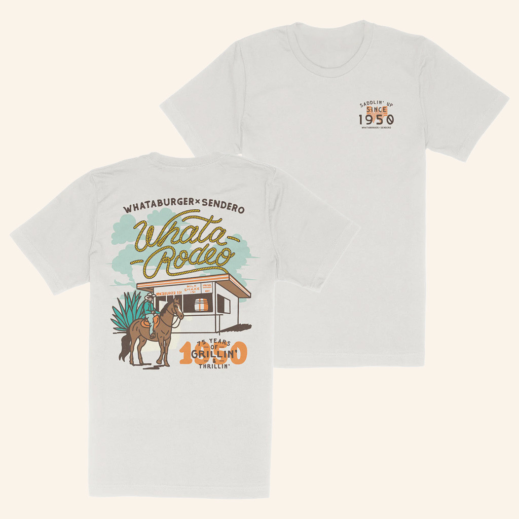 Whataburger Merch Sendero x Whataburger WhataRodeo T-Shirt Gifts For Father Whataburger Merch Sendero x Whataburger WhataRodeo T-Shirt Gifts For Father