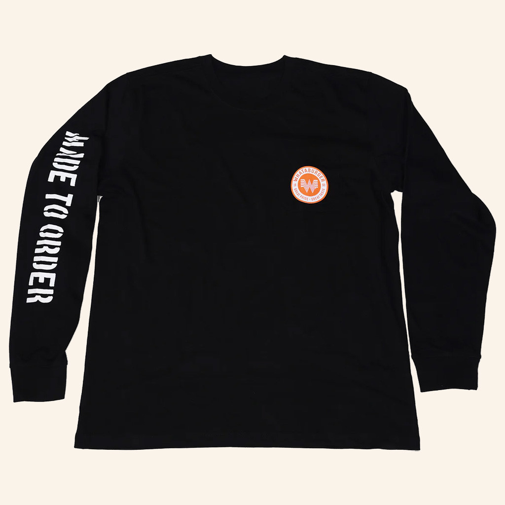 Whataburger Merch Sportiqe Black Long Sleeve T-Shirt Best Gifts For Son