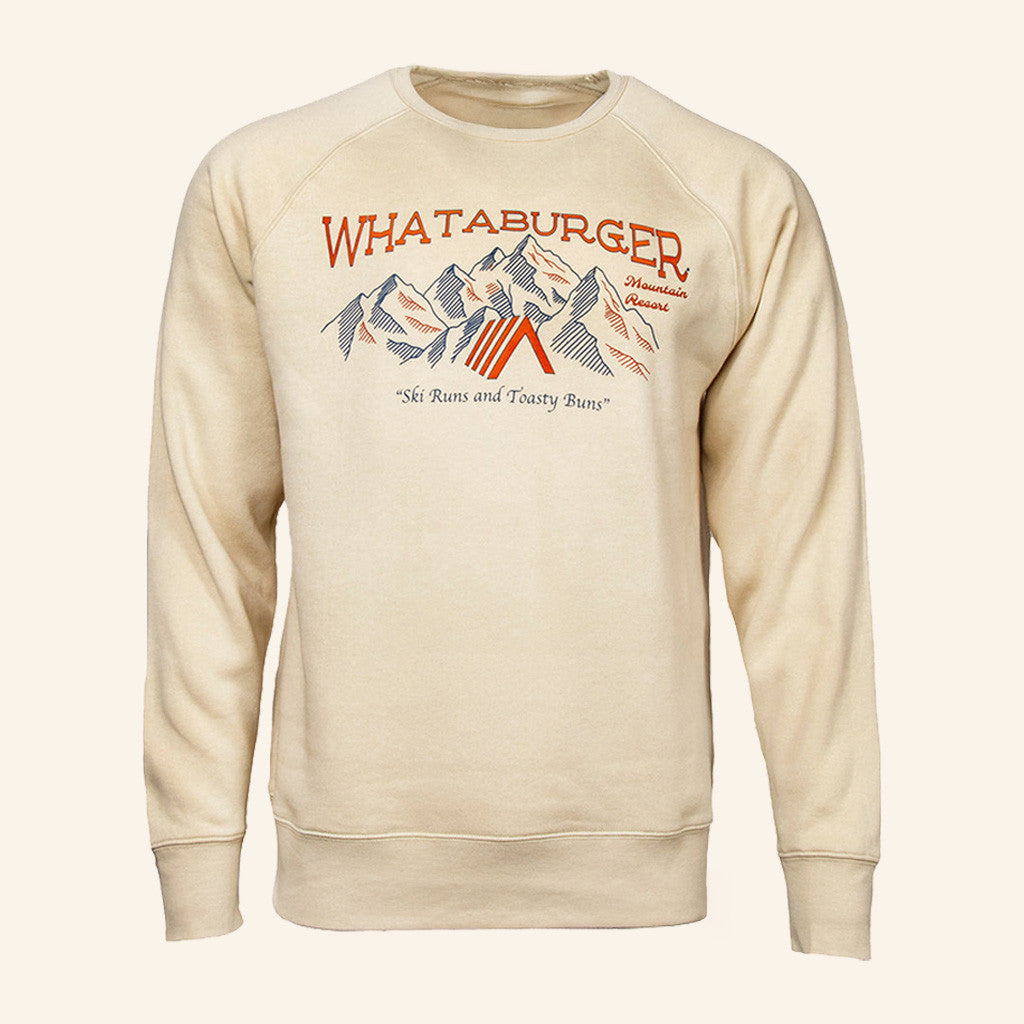 Whataburger Merch Sportiqe Ski Crewneck Sweatshirt Birthday Present For Husband