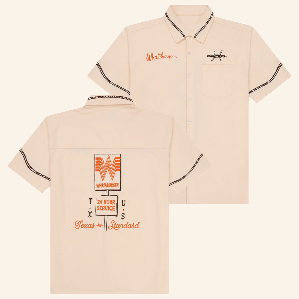 Whataburger Merch Texas Standard x Whataburger Drifter Hawaiian Shirt Gifts For Brother