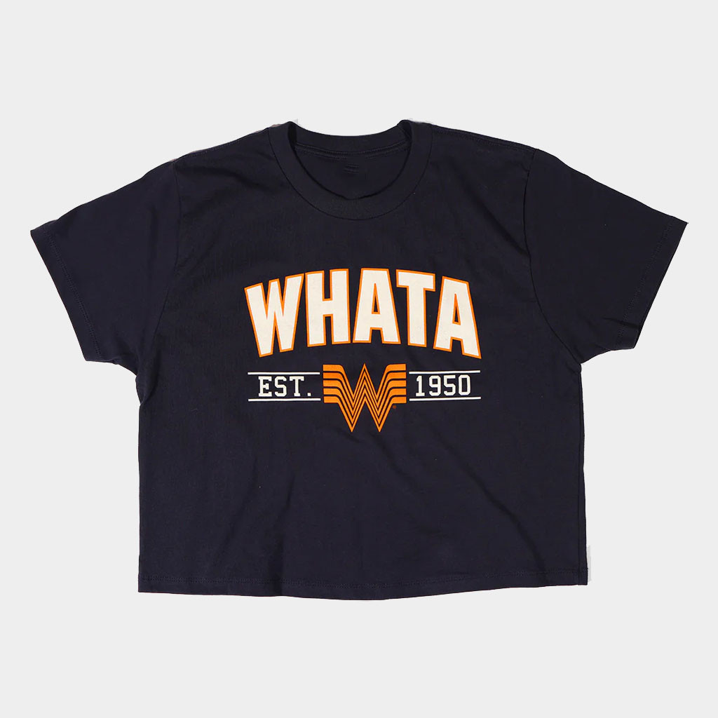 Whataburger Merch Whata EST 1950 Crop Top Whataburger Shirts Birthday Gift For Her