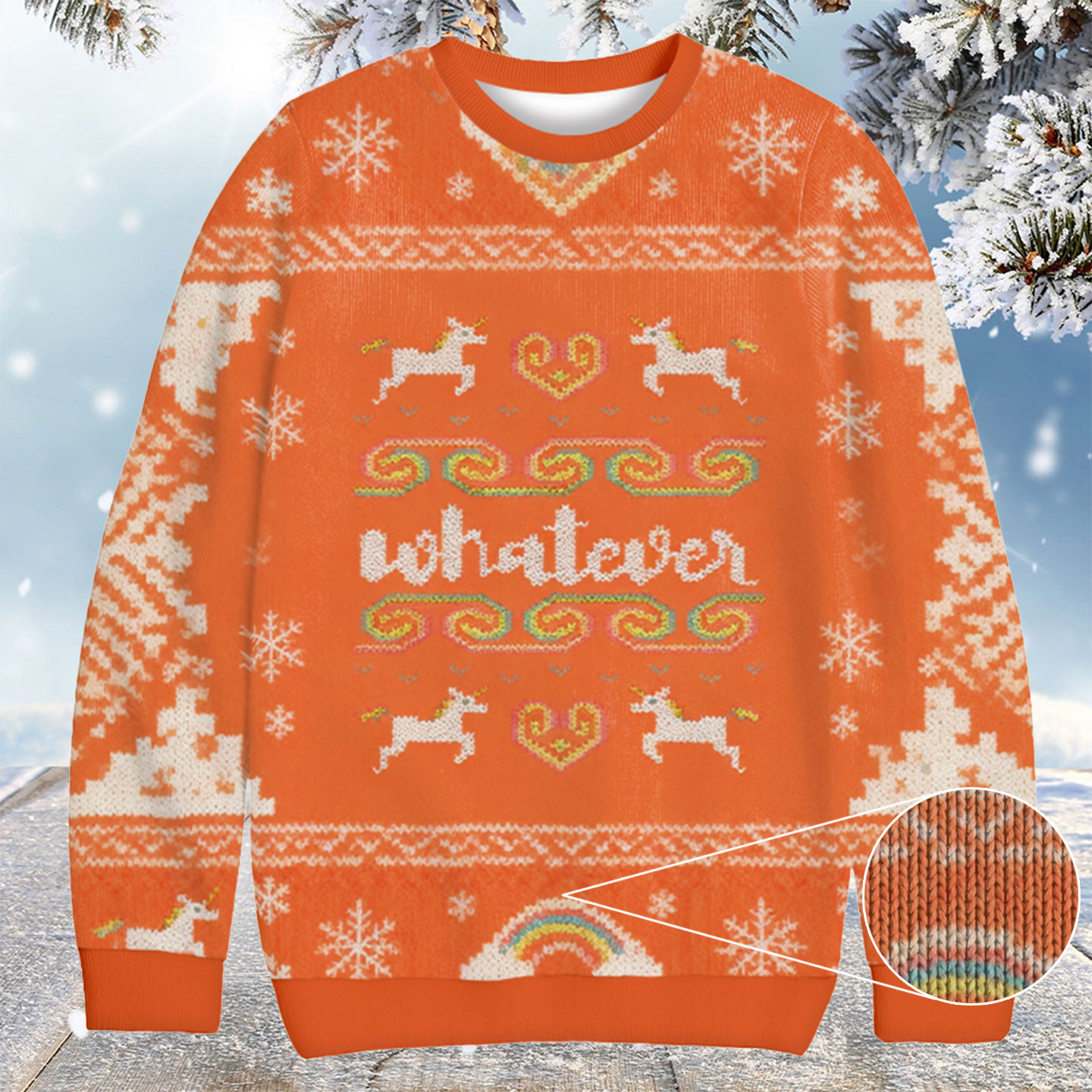 Whatever Mandy Andrie Christmas Ugly Sweater Christmas Gifts For Husband