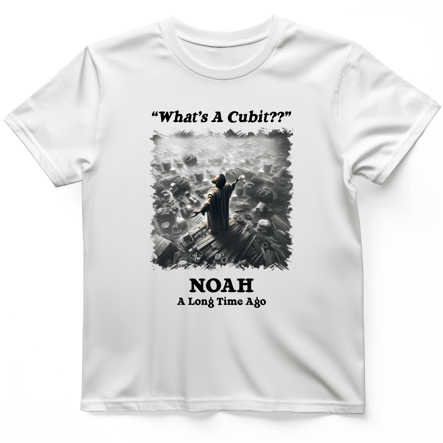 What's A Cubit Noah A Long Time Ago T-Shirt Trendy Fashion Gifts For Men