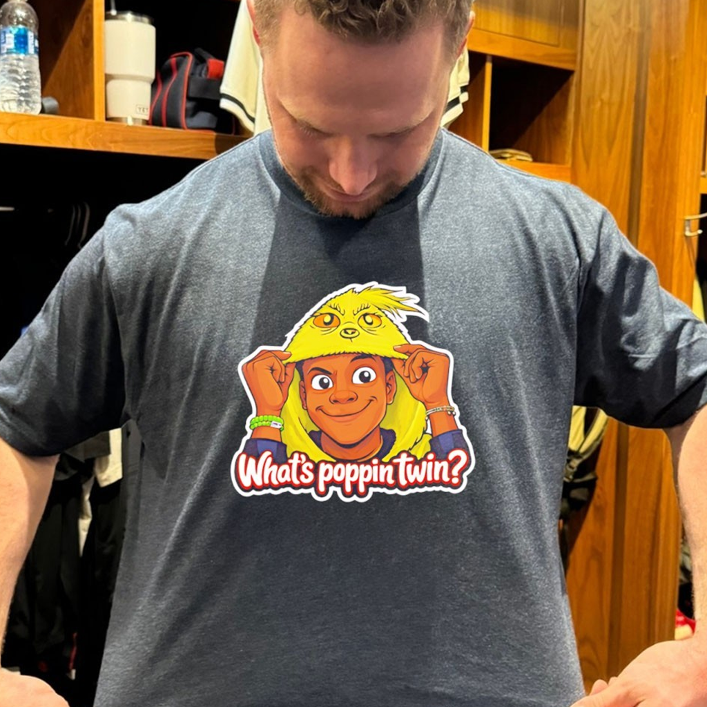 What's Poppin Twin Cartoon Shirt Birthday Gift For Husband