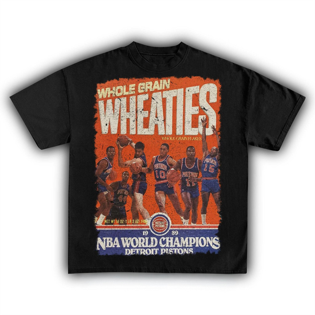 Wheaties Detroit Basketball 1989 Vintage T-Shirt Gift Ideas For Basketball Lovers Wheaties Detroit Basketball 1989 Vintage T-Shirt Gift Ideas For Basketball Lovers