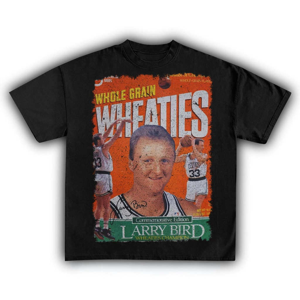 Wheaties Larry Bird 1993 Vintage T-Shirt Gift Ideas For Sister