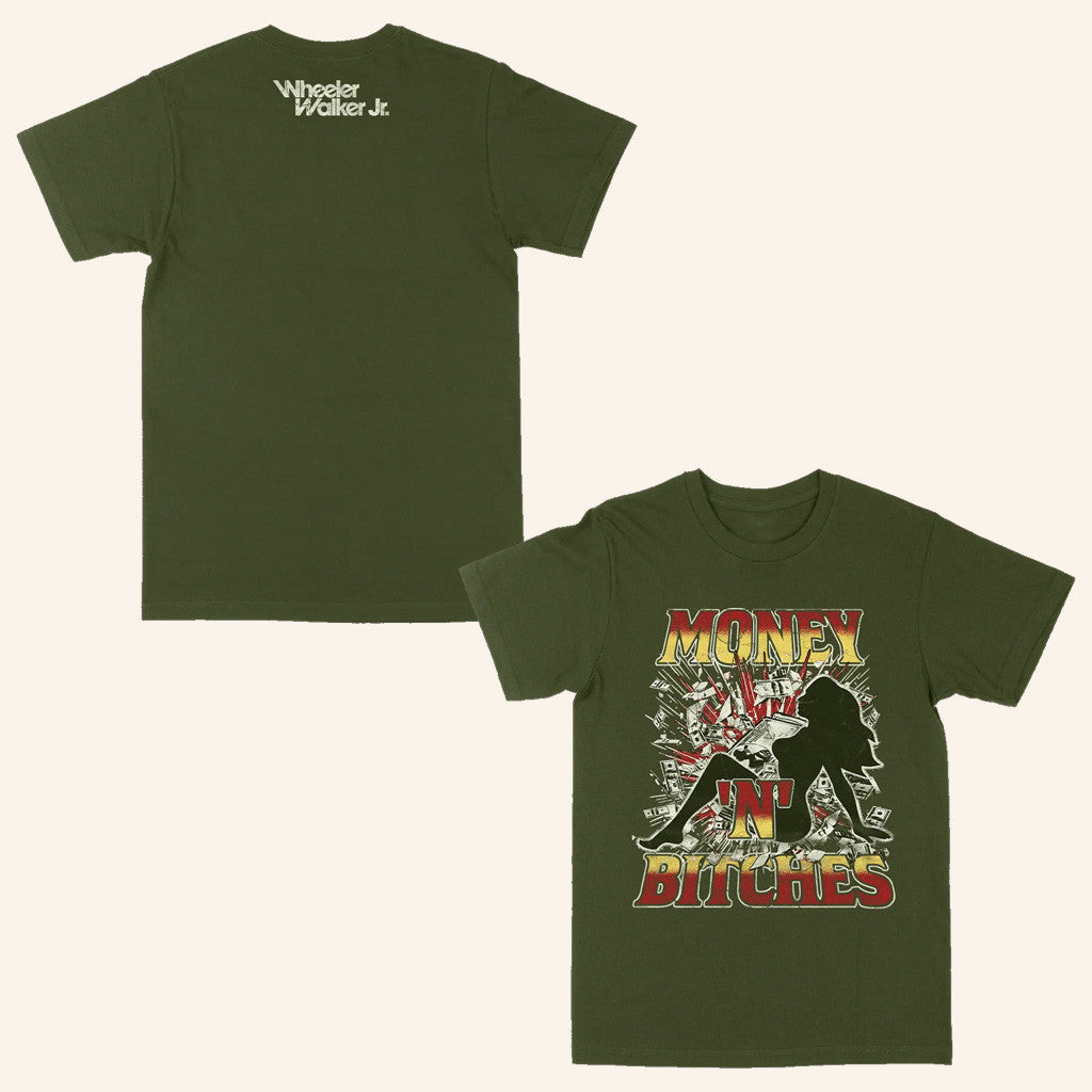 Wheeler Walker Jr Merch Money N Bitches Shirt Gifts For Dad Wheeler Walker Jr Merch Money N Bitches Shirt Gifts For Dad