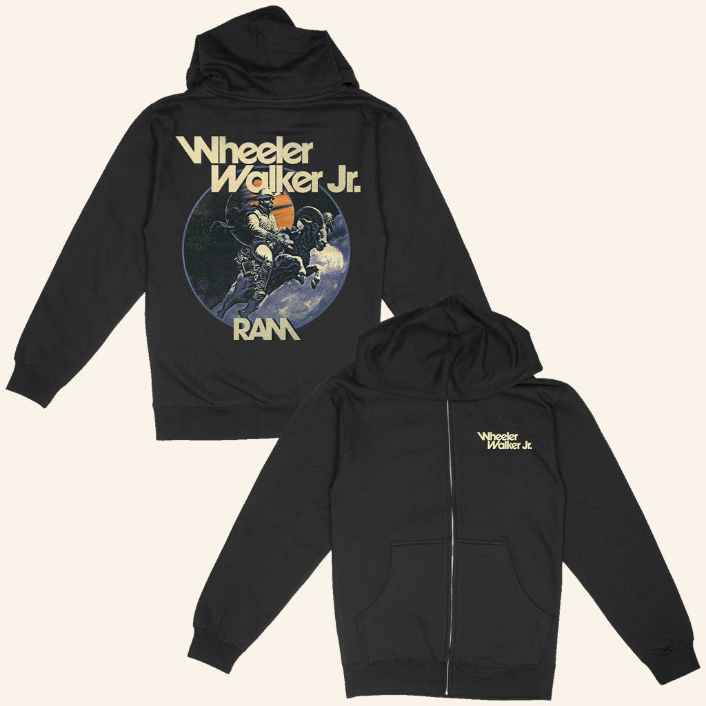 Wheeler Walker Jr Merch Ram Zip Hoodie Gifts For Husband