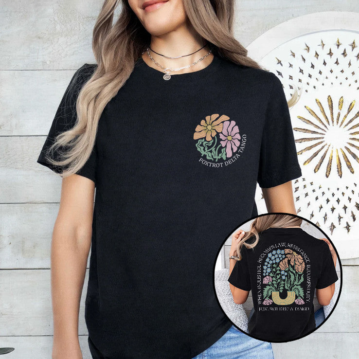 When Injustice Becomes Law Resistance Becomes Duty Shirt Anti Trump T-Shirt Her Gifts