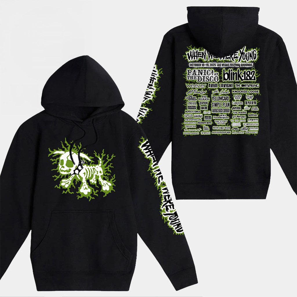 When We Were Young 2025 Electric Dog Lineup Hoodie Fan Apparel Gifts For Son When We Were Young 2025 Electric Dog Lineup Hoodie Fan Apparel Gifts For Son