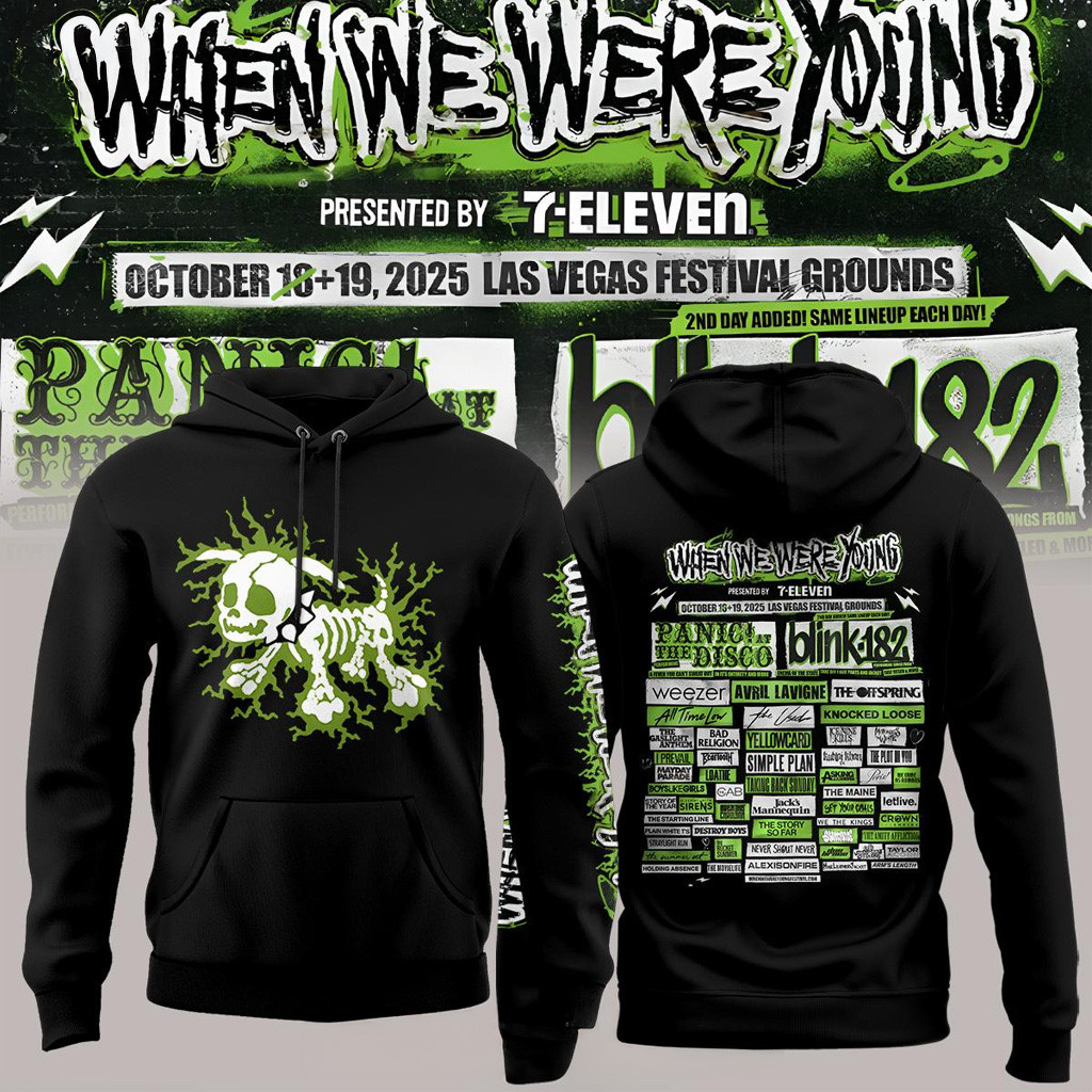 When We Were Young Festival 2025 Overseer Lineup Hoodie When We Were Young Merch Fan Gifts