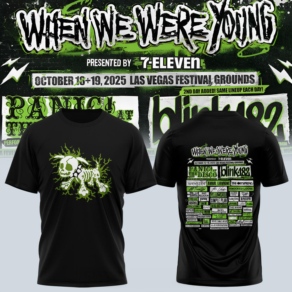 When We Were Young Festival 2025 Overseer Lineup T-Shirt When We Were Young Merch Fan Gifts