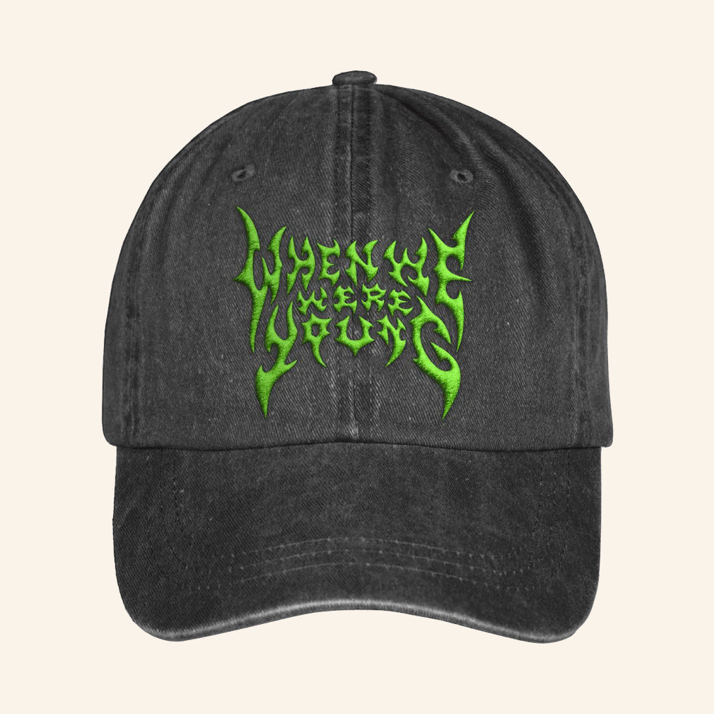 When We Were Young Festival Merch Embroidered Electrocution Hat Christmas Present Ideas For Dad When We Were Young Festival Merch Embroidered Electrocution Hat Christmas Present Ideas For Dad