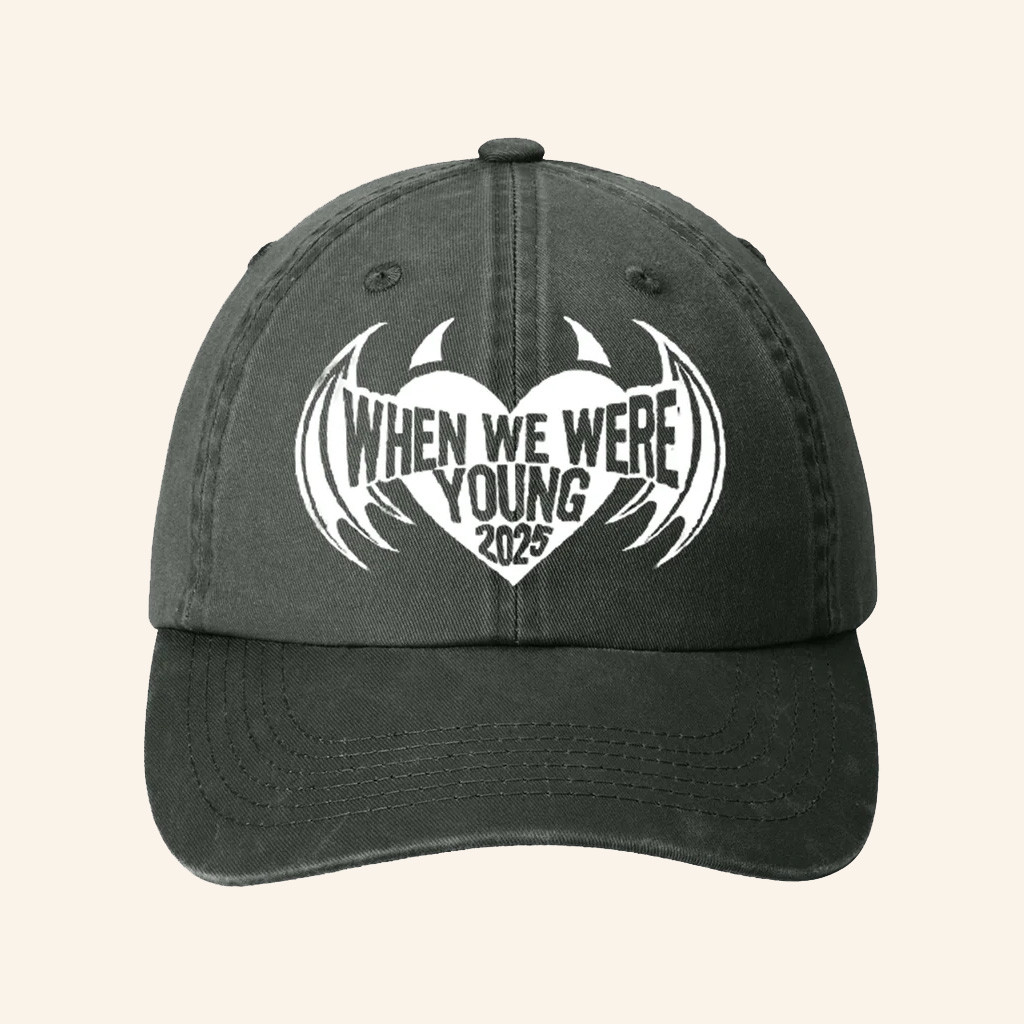 When We Were Young Merch 2025 Festival Winged Heart Dad Hat Gift Ideas For Fans When We Were Young Merch 2025 Festival Winged Heart Dad Hat Gift Ideas For Fans