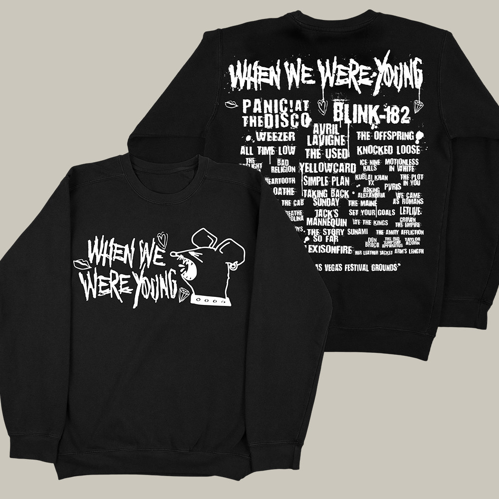 When We Were Young Sweatshirt Music Festival Merch Concert Outfits Gift Ideas For Music Lovers