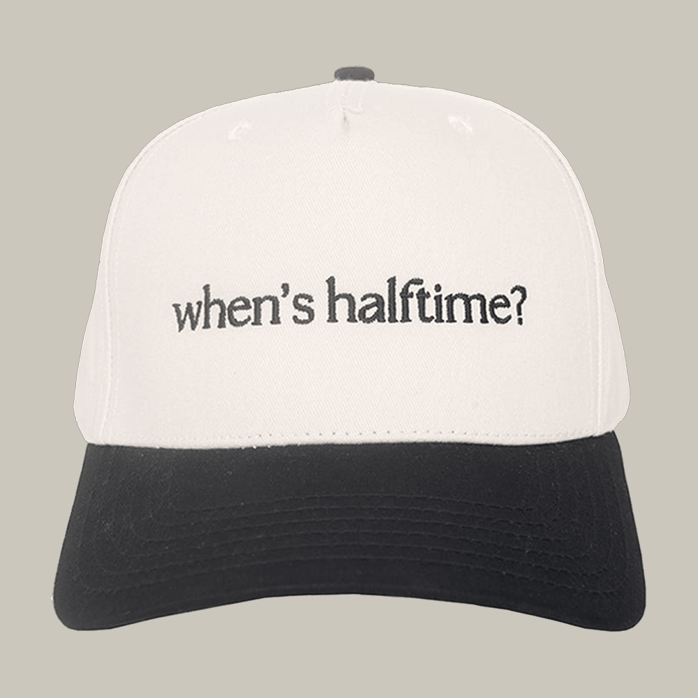 When's Halftime Two Toned Vintage Hat Game Day Katydid Merch Gift Ideas